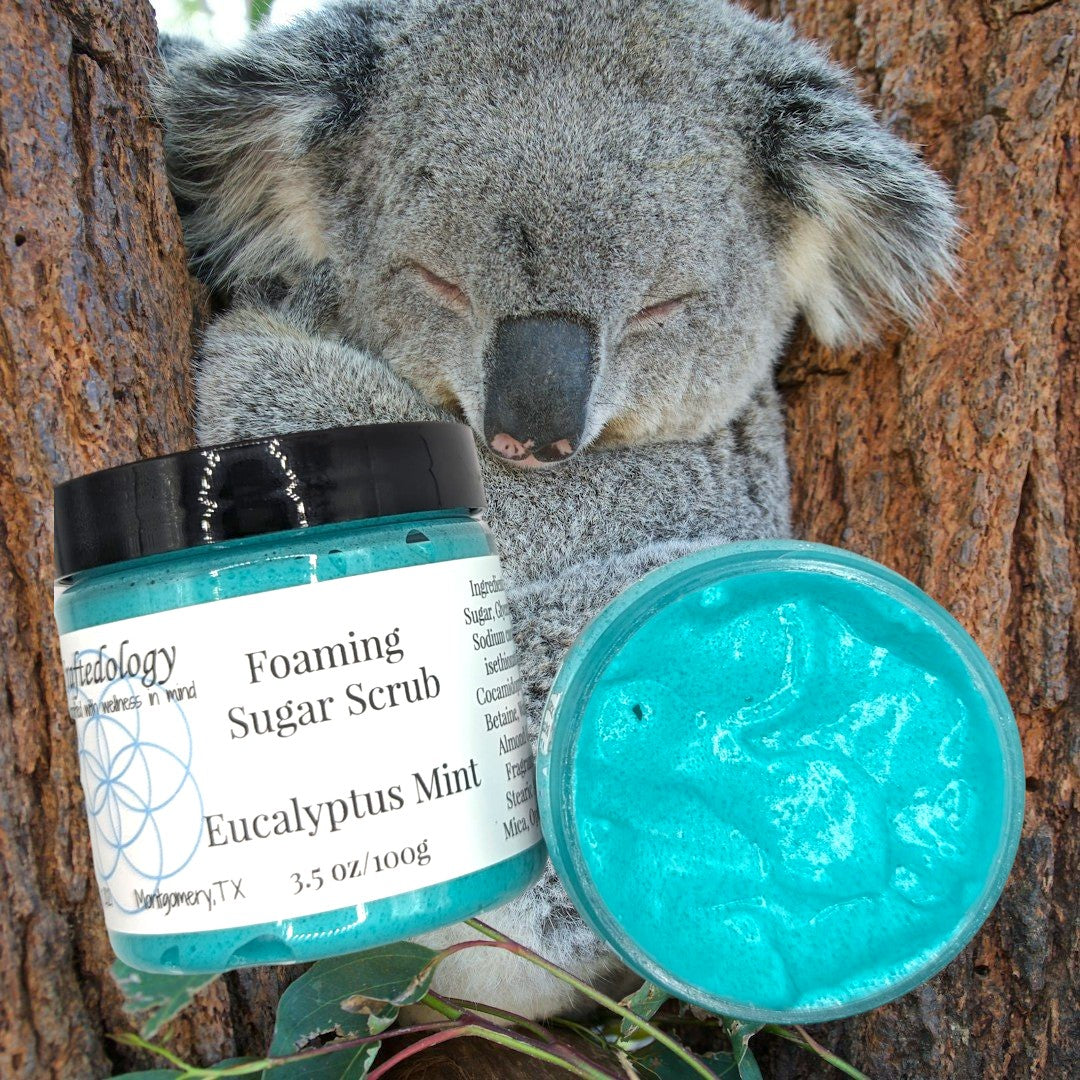 Eucalyptus Mint Foaming Sugar Scrub 3.5oz