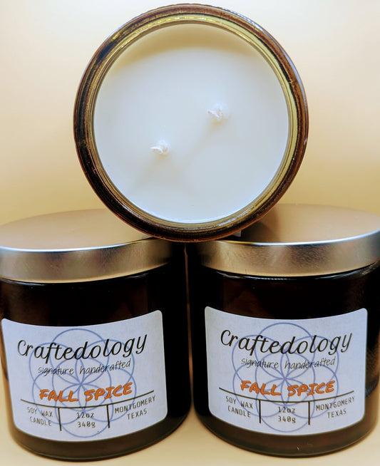 Fall Spice Soy Wax Candle 12oz