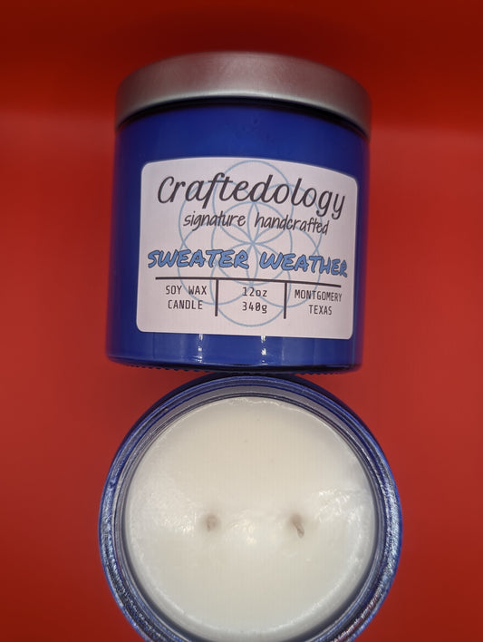 Sweater Weather 12oz Soy Candle